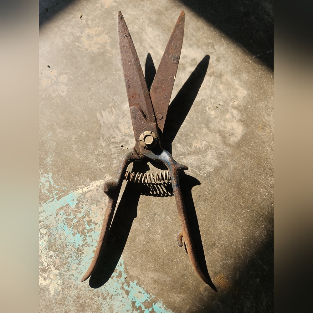 Vintage adjustable 6 inch Sems garden shears